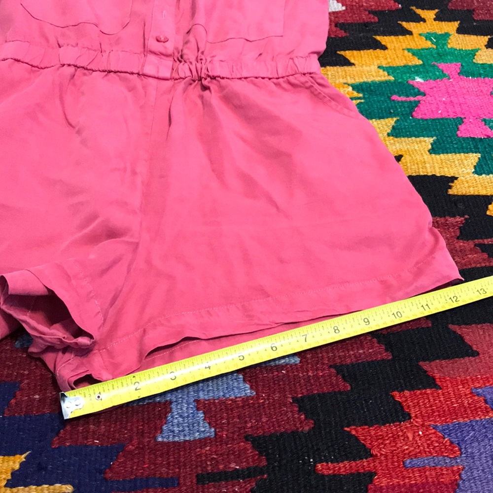 GB Gianni Bini Red / Coral Romper, S, GUC - Picture 5 of 9